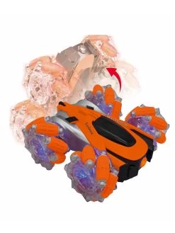 Lexibook Crosslander 360 - Rechargeable And Programmable Radio-Controlled Stunt Car With Lights. -Fun Puzzle For Children Shop VLIL3 SQ3 0000000099 N A SLd