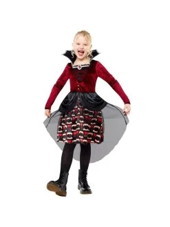 Halloween Girls Midnight Vampiress Costume