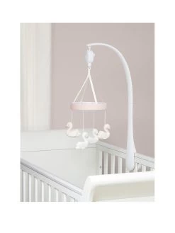 Mamas & Papas Welcome To The World Musical Mobile - Pink & White -Fun Puzzle For Children Shop VLT8K SQ3 0000000524 WHITE PINK SLa