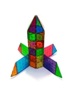 Magna-Tiles Clear Colours 100 Piece Set 12 Magna-Tiles Clear Colours 100 Piece Set -Fun Puzzle For Children Shop VM4AX SQ6 0000000099 N A SLd3