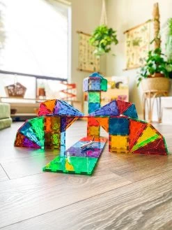 Magna-Tiles Clear Colours 100 Piece Set 13 Magna-Tiles Clear Colours 100 Piece Set -Fun Puzzle For Children Shop VM4AX SQ7 0000000099 N A SLd4