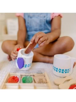 Melissa & Doug Wooden Steep & Serve Tea Set -Fun Puzzle For Children Shop VM9QM SQ7 0000000099 N A SLd4