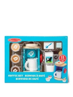 Melissa & Doug Wooden Brew & Serve Coffee Set