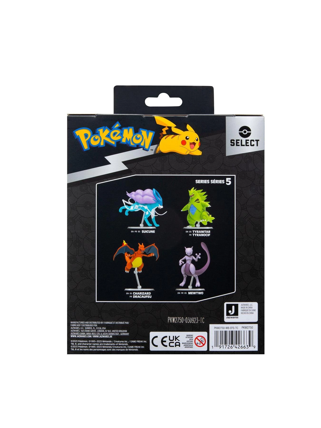 Pokemon Select 6" Super-Articulated Figure - Suicune (W5) 7 Pokemon Select 6" Super-Articulated Figure - Suicune (W5) - Image 5