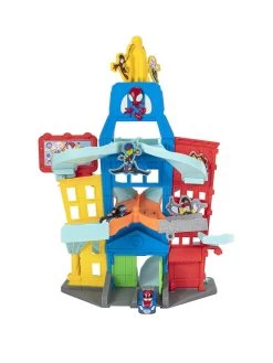 Spiderman Spidey & His Amazing Friends Track Set (Spidey Amazing Metals City Track Set)