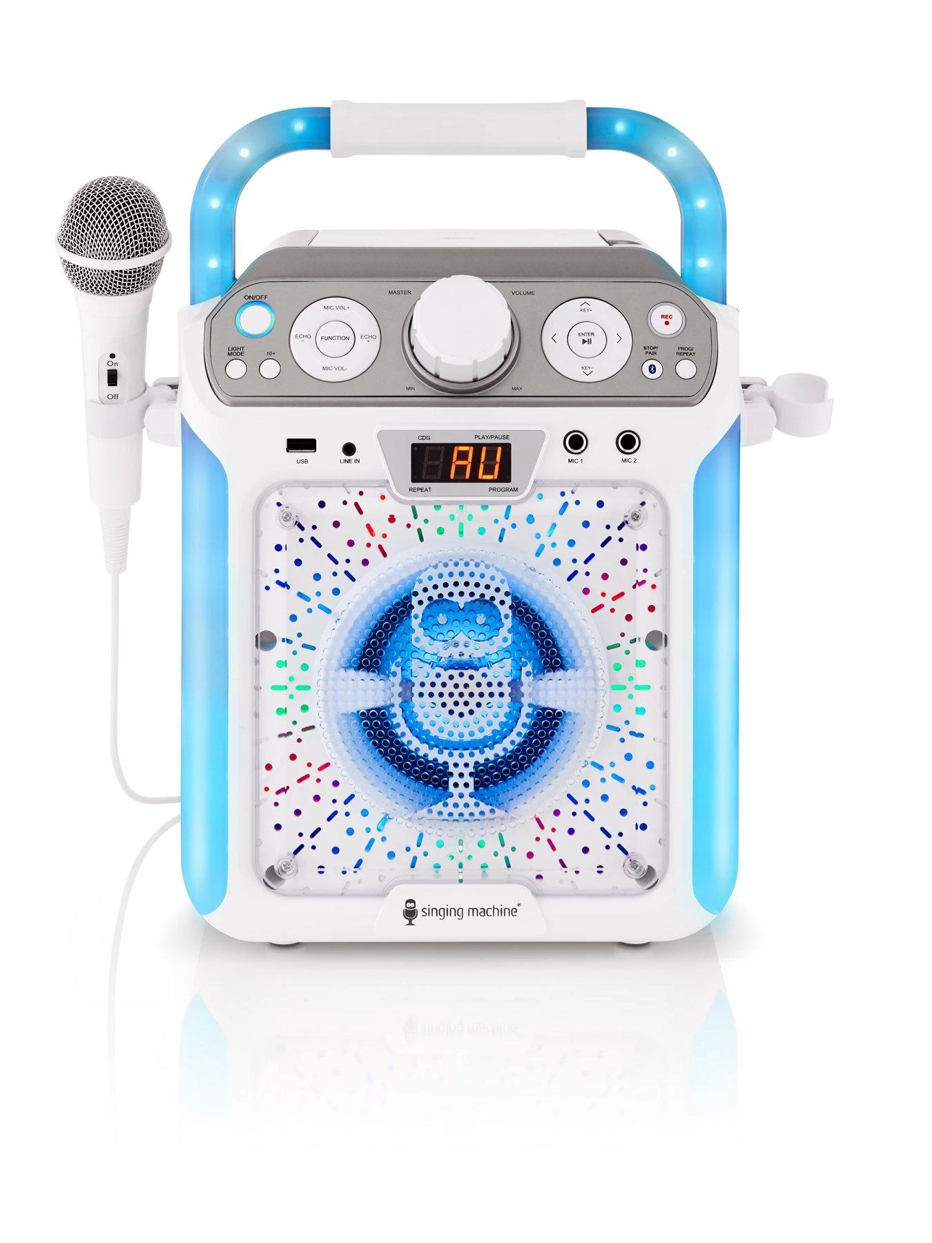 The Singing Machine Singing Machine Karaoke Bluetooth Groove Cube 4 The Singing Machine Singing Machine Karaoke Bluetooth Groove Cube - Image 2