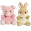 AURORA Palm Pals Rabbit & Pig Duo Plush