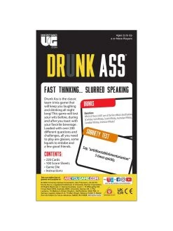 University Games Drunk A$$ Game -Fun Puzzle For Children Shop VPOB6 SQ5 0000000099 N A SLd2
