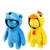 Gang Beasts 25cm Stretchy Plush 2 Pack - Bundle Blue Bear Kigurumi & Yellow Chicken Kigurumi -Fun Puzzle For Children Shop VQ6PF SQ2 0000000099 N A SLf