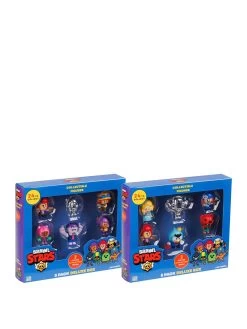 Brawl Stars 16 Pack Deluxe Figures (2 x 8 Pack Bundle)