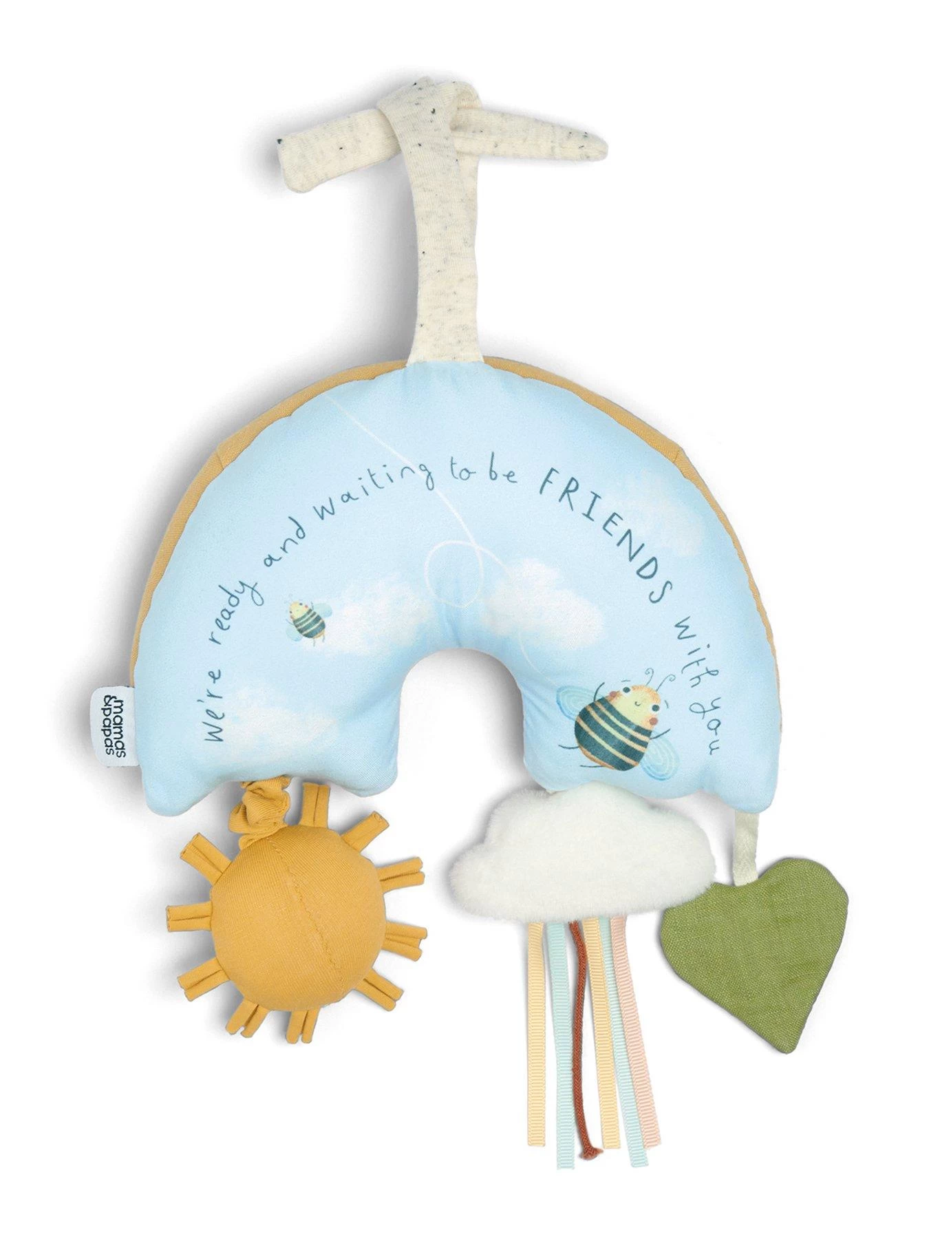 Mamas & Papas Baby Hanging Musical Rainbow - Grateful Garden 3 Mamas & Papas Baby Hanging Musical Rainbow - Grateful Garden
